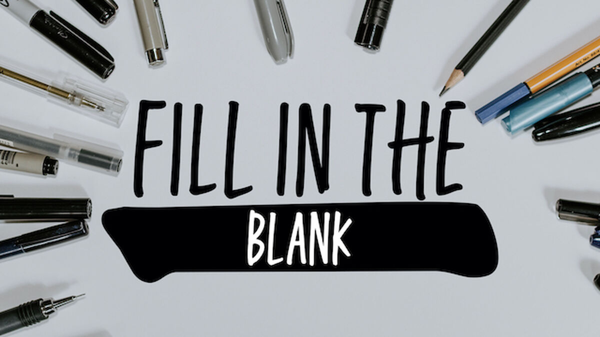 Fill In The Blank image number null